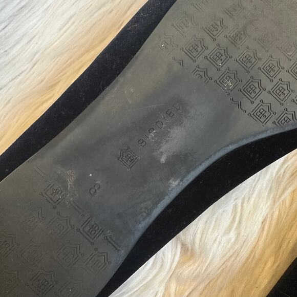 Birdies The Starling Velvet Flat Slip On Loafers Shoes Smoking Slippers, Black - Picture 12 of 14